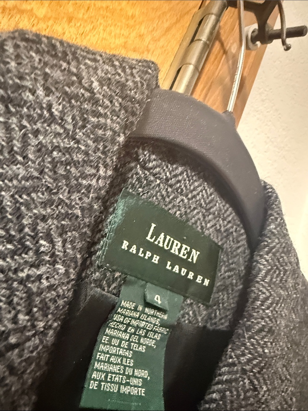 WOW POSHMARK - Lauren Ralph Lauren Herringbone Blazer - Picture 2 of 8